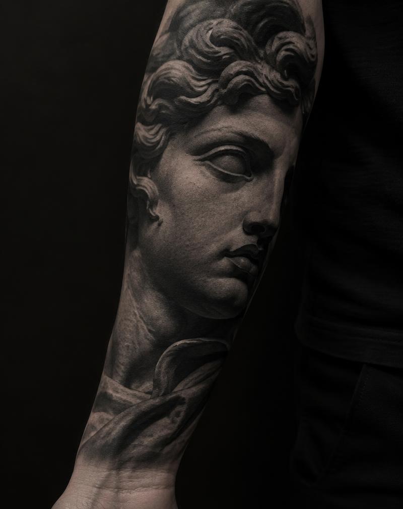 Realism tatuering på Underarm