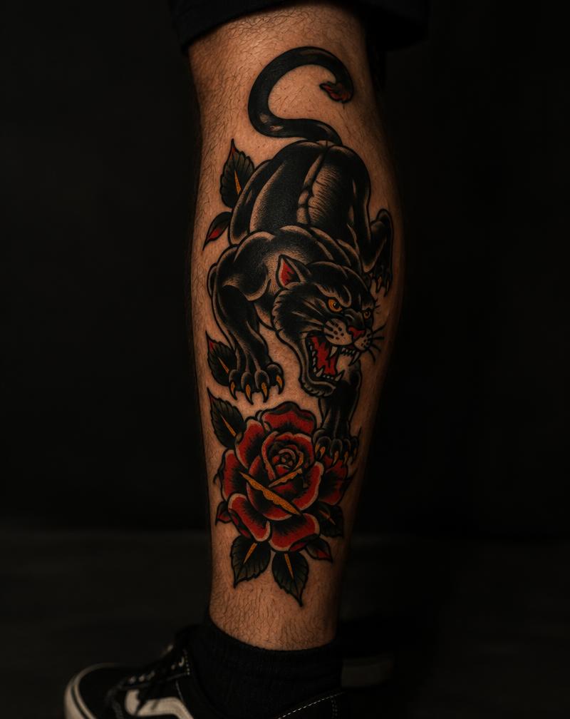 Traditional tatuering på Vad